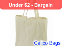 Calico bags Under $2