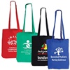 Coloured Cotton Calico Double Long Handle Conference Bags