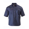 BISLEY ORIGINAL COTTON MENS DRILL SHIRT - SHORT SLEEVE